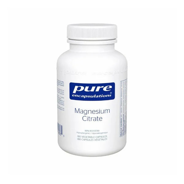 Pure Encapsulations, Magnesium (citrate), 180 Vegetarian Capsules