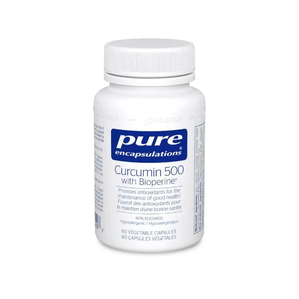 Pure Encapsulations, Curcumin 500 with Bioperine, 60 VCaps