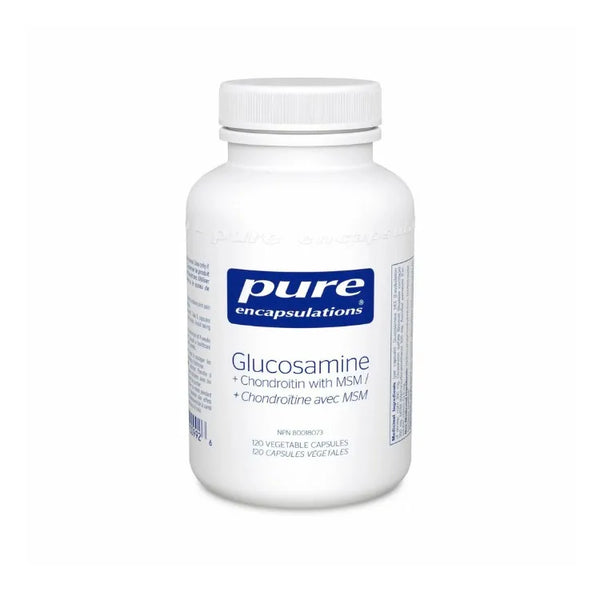 Pure Encapsulations, Glucosamine + Chondroitin with MSM, 120 Capsules
