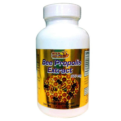 GOLD VITAMINS BEE PROPOLIS EXTRACT 200 CAPSULES